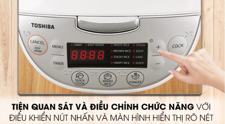 Nồi Cơm Điện Tử Toshiba RC-18DH2PV