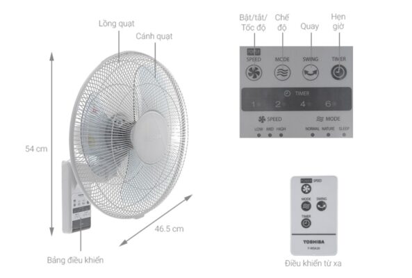 Quạt Treo Toshiba