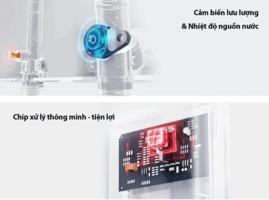 máy nước nóng trực tiếp Toshiba